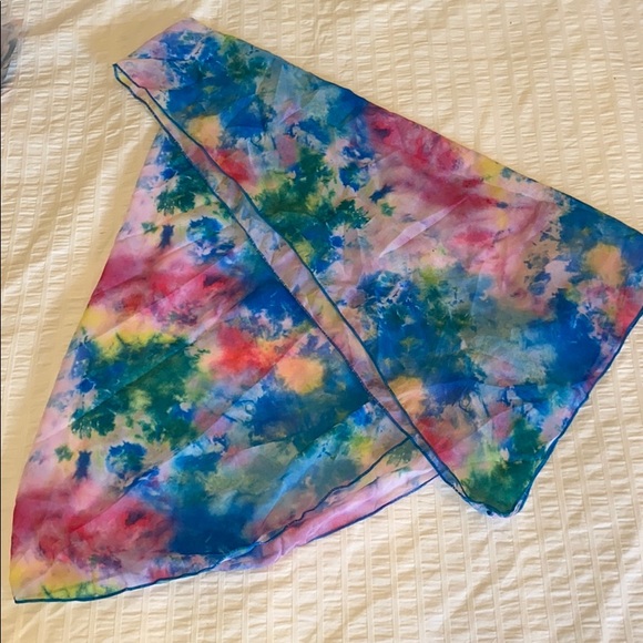 🌹3 for $25🌹SHEIN - M Blue/Pink Bikini Sarong